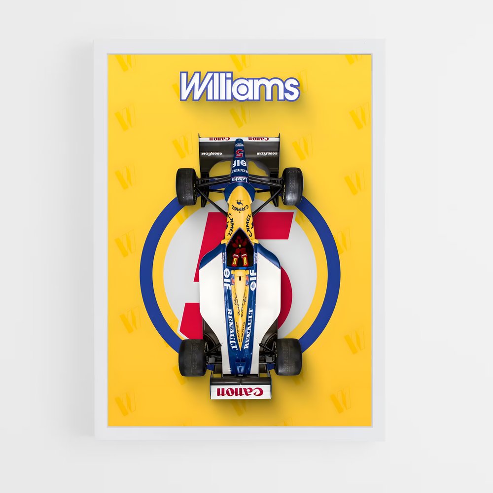 Poster Williams Infinis – affiche Voitures de Formule 1 (vue 3)